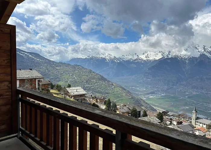 Pleasant With Balcony Apartament Veysonnaz